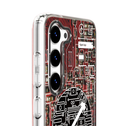 Galaxy S23 Plus Kılıf M-safe Şarj Özellikli YoungKit Technology Serisi Kılıf