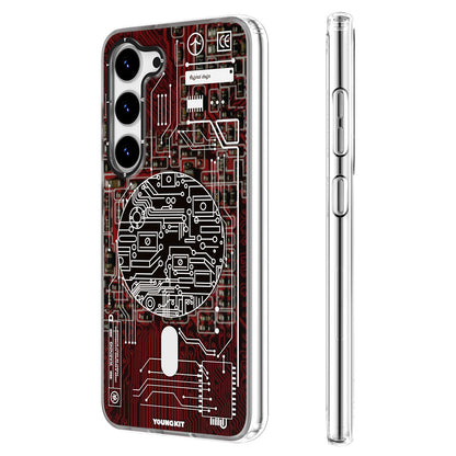 Galaxy S23 Plus Kılıf M-safe Şarj Özellikli YoungKit Technology Serisi Kılıf