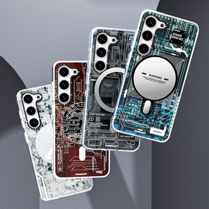 Galaxy S23 Plus Kılıf M-safe Şarj Özellikli YoungKit Technology Serisi Kılıf