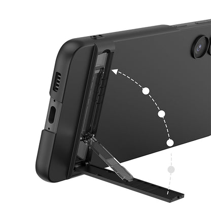 Galaxy S23 Plus Kılıf Zore Kamera Korumalı Dikey Standlı Ays Kılıf
