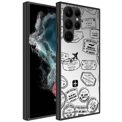 Galaxy S23 Ultra Kılıf Aynalı Desenli Kamera Korumalı Parlak Zore Mirror Kılıf