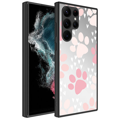 Galaxy S23 Ultra Kılıf Aynalı Desenli Kamera Korumalı Parlak Zore Mirror Kılıf