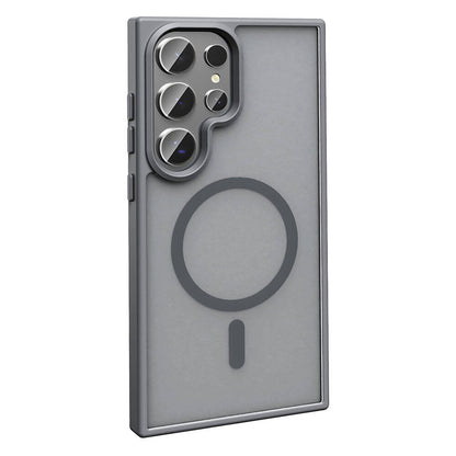 Galaxy S23 Ultra Kılıf M-safe Şarj Özellikli Mat Arka Yüzey Zore Sio Kılıf