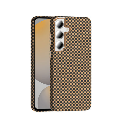 Galaxy S24 FE Kılıf M-safe Şarj Özellikli Karbon Fiber Görünümlü Zore Gros Kılıf