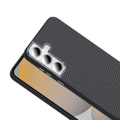 Galaxy S24 FE Kılıf M-safe Şarj Özellikli Karbon Fiber Görünümlü Zore Gros Kılıf