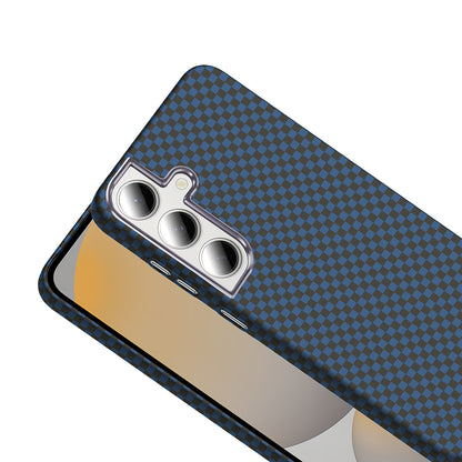 Galaxy S24 FE Kılıf M-safe Şarj Özellikli Karbon Fiber Görünümlü Zore Gros Kılıf