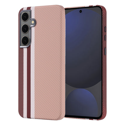 Galaxy S24 FE Kılıf M-safe Şarj Özellikli Karbon Fiber Görünümlü Zore Nekst Kılıf