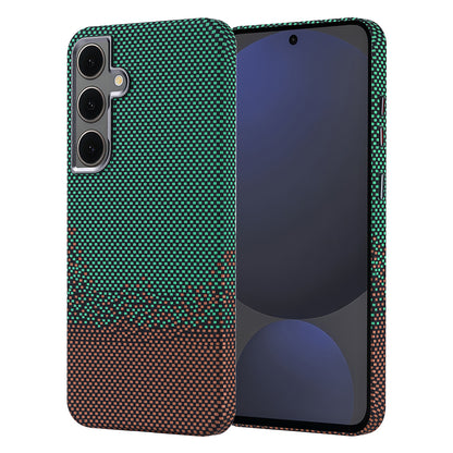 Galaxy S24 FE Kılıf M-safe Şarj Özellikli Karbon Fiber Görünümlü Zore Nekst Kılıf