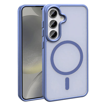 Galaxy S24 FE Kılıf M-safe Şarj Özellikli Mat Arka Yüzey Zore Sio Kılıf