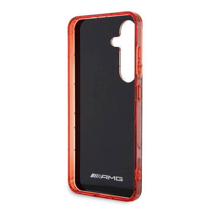 Galaxy S24 Kılıf AMG orijinal Lisanslı Çift Katmanlı Dörtgen Desenli Kılıf
