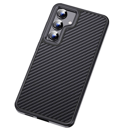 Galaxy S24 Kılıf Aramid Karbon Fiber M-safe Özellikli Wlons Radison Kılıf