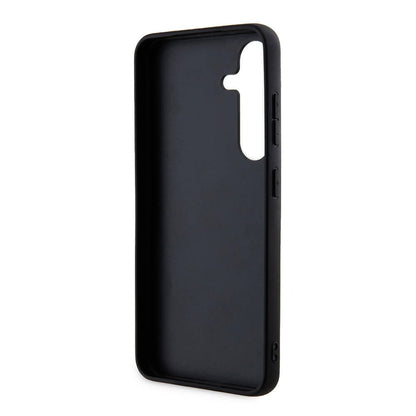 Galaxy S24 Kılıf Guess Orijinal Lisanslı PU Üçgen Logo 4G Desenli Kılıf