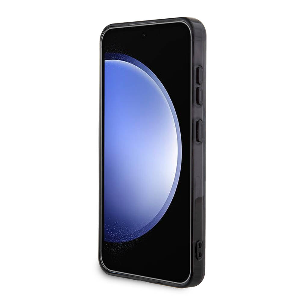 Galaxy S24 Kılıf Mercedes Benz orijinal Lisanslı M-safe Şarj Özellikli PC TPU Transparan Black Ring Kılıf