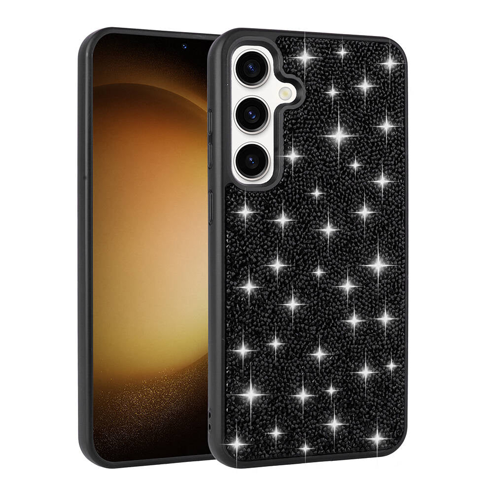Galaxy S24 Kılıf Parlak Taşlı Tasarım Zore Pırlanta Kılıf