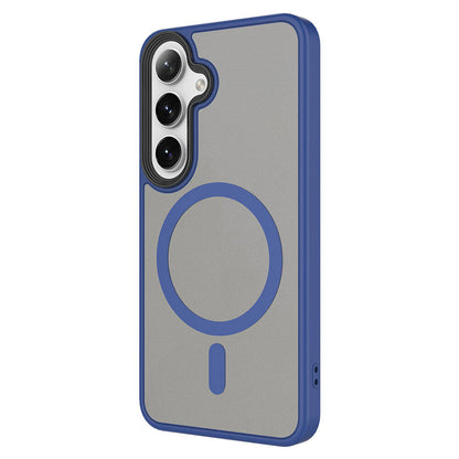 Galaxy S24 Kılıf Sert PC Arka Yüzey Wireless Şarj Özellikli Zore Flet M-safe Kılıf