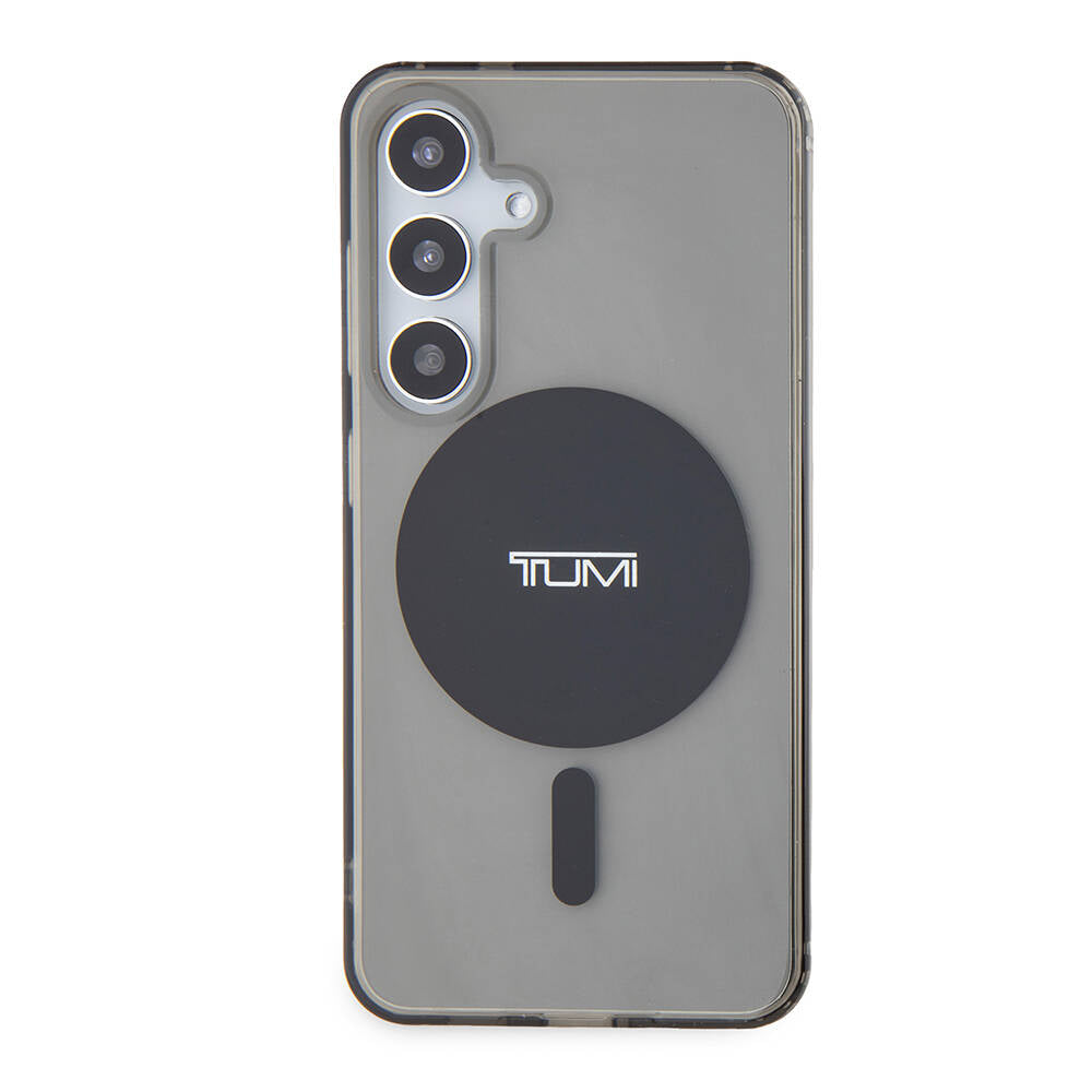 Galaxy S24 Kılıf TUMI Orijinal Lisanslı M-safe Şarj Özellikli Airbag Köşeli Transparan Plain Kılıf