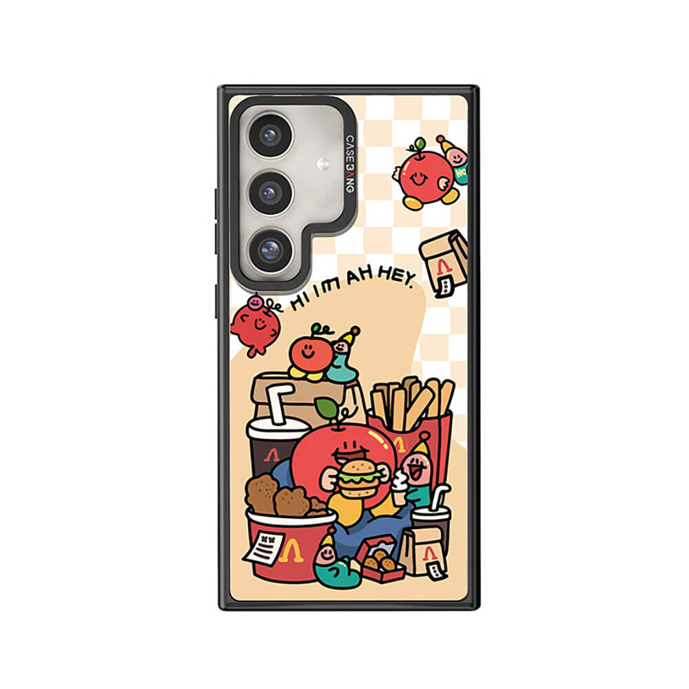 Galaxy S24 M-safe Şarj Özellikli Casebang Ahhey Serisi Arka Panel