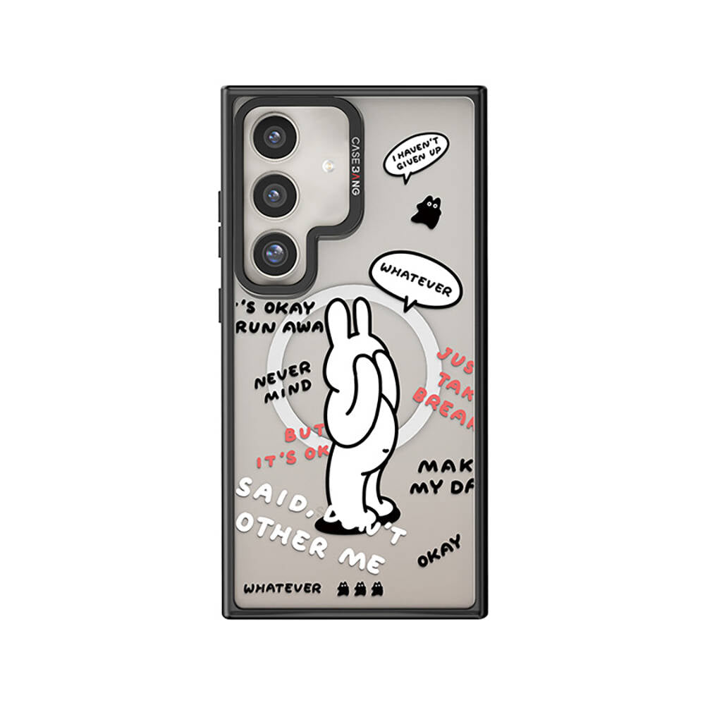 Galaxy S24 M-safe Şarj Özellikli Casebang Chill Out Serisi Mıknatıslı Arka Panel