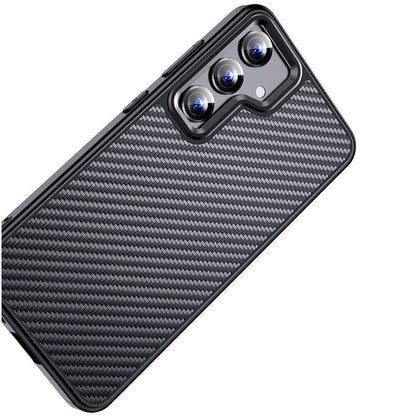 Galaxy S24 Plus Kılıf Aramid Karbon Fiber M-safe Özellikli Wlons Radison Kılıf