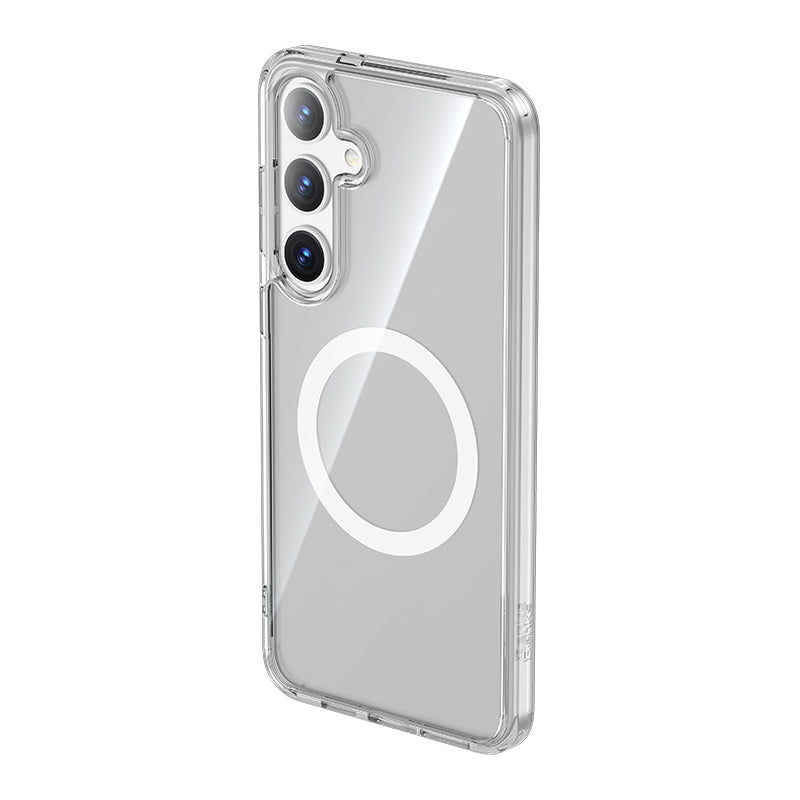 Galaxy S24 Plus Kılıf M-safe Şarj Özellikli Airbagli Şeffaf Benks LucentPro Serisi Kılıf