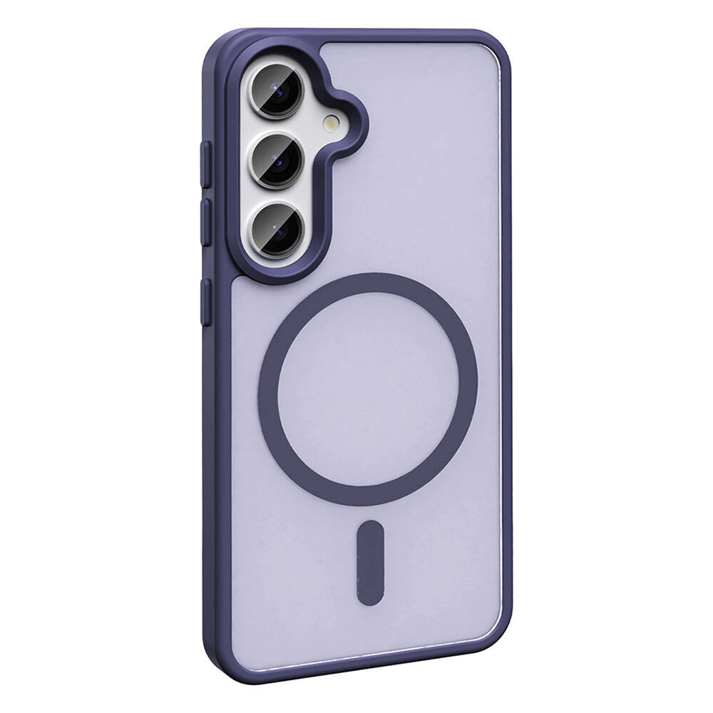 Galaxy S24 Plus Kılıf M-safe Şarj Özellikli Mat Arka Yüzey Zore Sio Kılıf