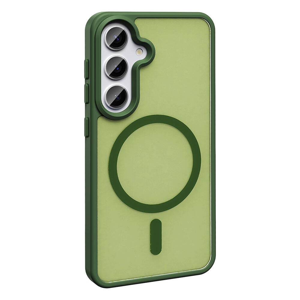 Galaxy S24 Plus Kılıf M-safe Şarj Özellikli Mat Arka Yüzey Zore Sio Kılıf