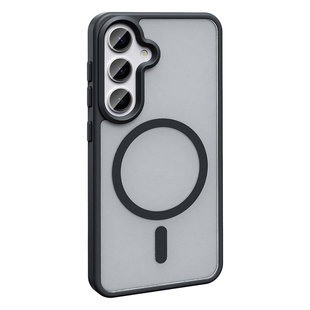 Galaxy S24 Plus Kılıf M-safe Şarj Özellikli Mat Arka Yüzey Zore Sio Kılıf