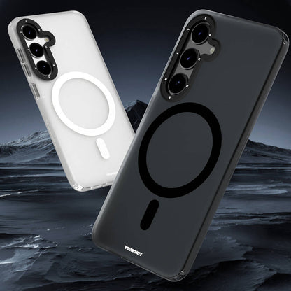 Galaxy S24 Plus Kılıf M-safe Şarj Özellikli Youngkit Hidden Sand Serisi Kılıf