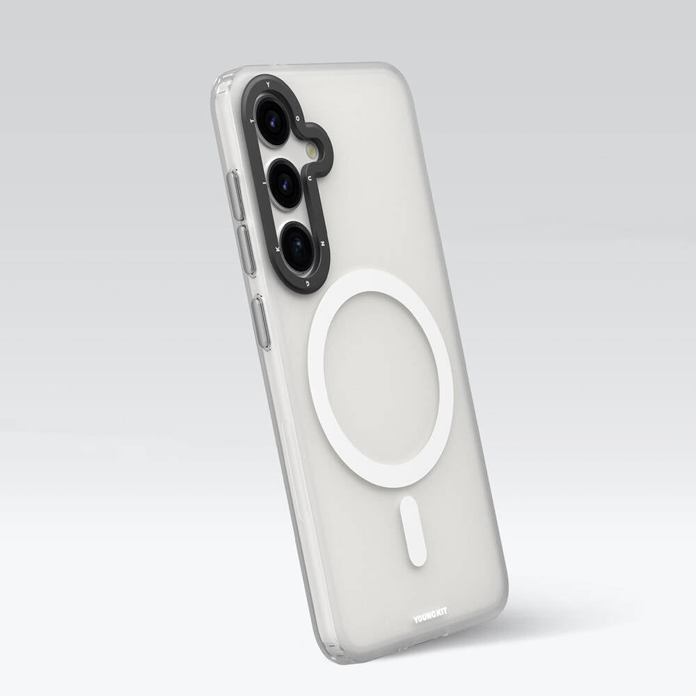 Galaxy S24 Plus Kılıf M-safe Şarj Özellikli Youngkit Hidden Sand Serisi Kılıf