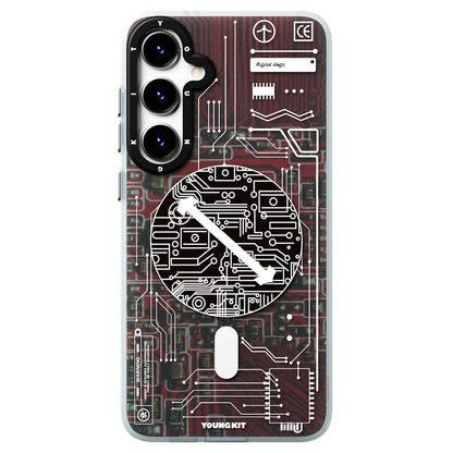 Galaxy S24 Plus Kılıf M-safe Şarj Özellikli YoungKit Technology Serisi Kılıf