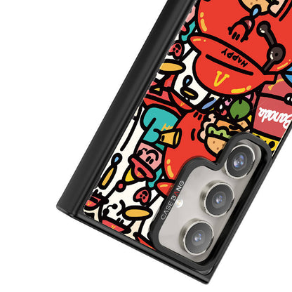 Galaxy S24 Plus M-safe Şarj Özellikli Casebang Ahhey Serisi Arka Panel