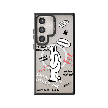 Galaxy S24 Plus M-safe Şarj Özellikli Casebang Chill Out Serisi Mıknatıslı Arka Panel