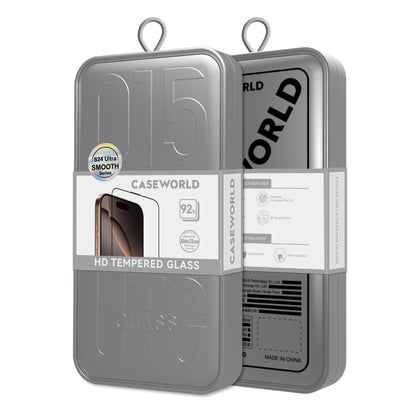 Galaxy S24 Ultra CaseWorld 0.25mm HD 3D Temperli Cam Ekran Koruyucu + Uygulama Aparatlı