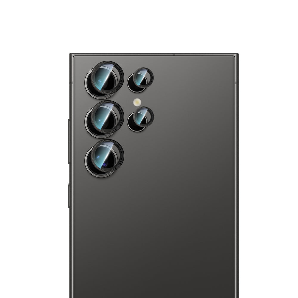 Galaxy S24 Ultra CaseWorld Alloy Serisi Oleofobik Anti Reflective Kamera Lens Koruyucu