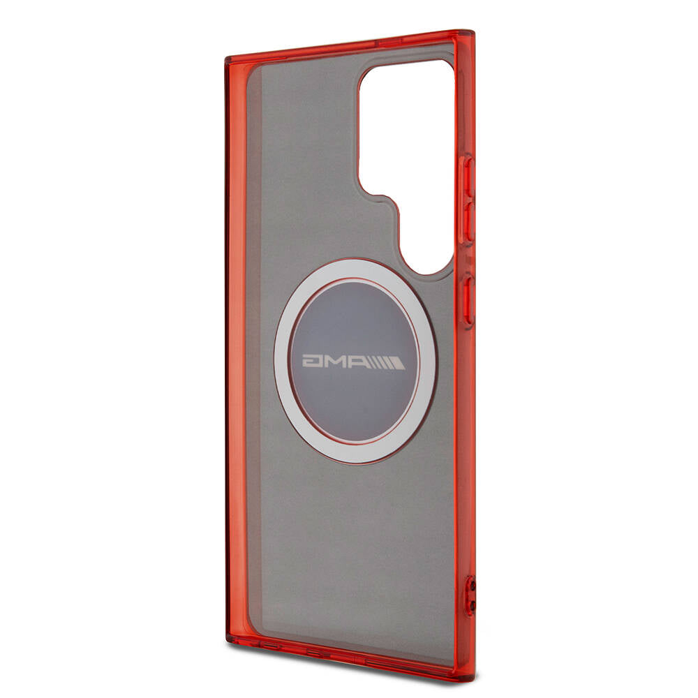 Galaxy S24 Ultra Kılıf AMG Orijinal Lisanslı M-safe Şarj Özellikli Transparan Timeless Kılıf