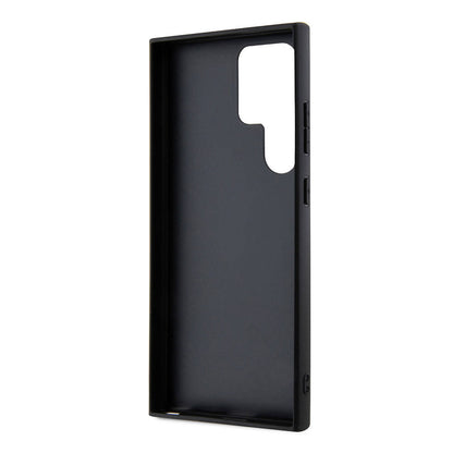 Galaxy S24 Ultra Kılıf BMW Orijinal Lisanslı M-safe Şarj Özellikli Yarım Dokulu Circle Leather Kılıf