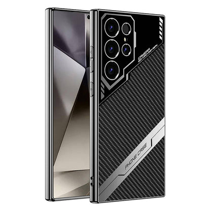 Galaxy S24 Ultra Kılıf Kamera Korumalı Karbon Tasarım Zore Yeni Seri Procase Kılıf