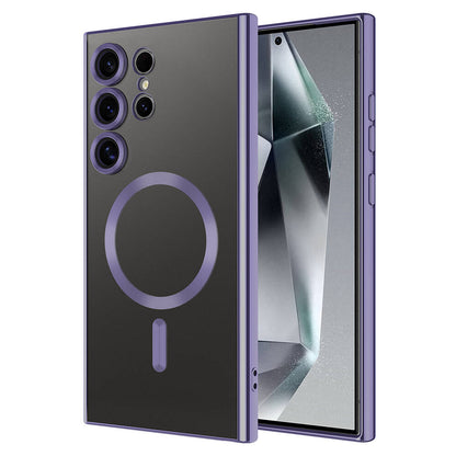 Galaxy S24 Ultra Kılıf Kamera Korumalı M-safe Wireless Şarj Özellikli Zore Demre Kılıf