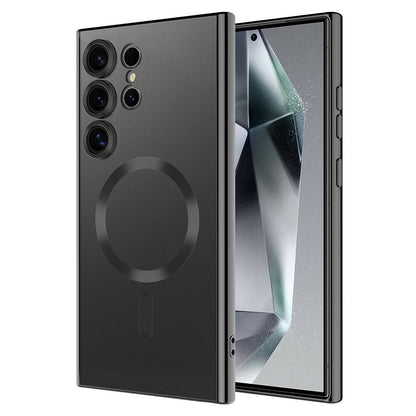 Galaxy S24 Ultra Kılıf Kamera Korumalı M-safe Wireless Şarj Özellikli Zore Demre Kılıf