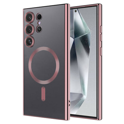 Galaxy S24 Ultra Kılıf Kamera Korumalı M-safe Wireless Şarj Özellikli Zore Demre Kılıf