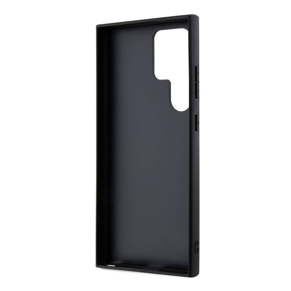Galaxy S24 Ultra Kılıf Karl Lagerfeld Orijinal Lisanslı Saffiano Monogram Metal Logo Kılıf