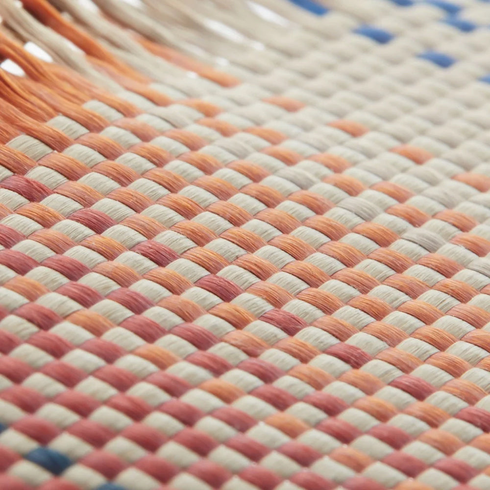 Galaxy S24 Ultra Kılıf M-safe Şarj Özellikli Aramid Fiber Pitaka Tactile Woven Sunset-Moonrise Serisi Sunset Kılıf