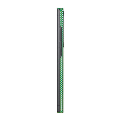 Galaxy S24 Ultra Kılıf M-safe Şarj Özellikli 1500D Aramid Fiber Pitaka Ultra-Slim Classic Serisi Aomori Kılıf