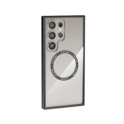 Galaxy S24 Ultra Kılıf M-safe Şarj Özellikli Casebang Body Frame Kılıf