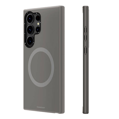 Galaxy S24 Ultra Kılıf M-safe Şarj Özellikli Çizilmeye Ve Aşınmaya Dayanıklı Youngkit Velvet Serisi Kılıf