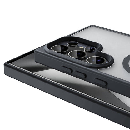 Galaxy S24 Ultra Kılıf M-safe Şarj Özellikli Mat Arka Yüzey Zore Sio Kılıf