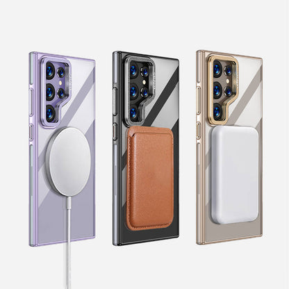 Galaxy S24 Ultra Kılıf M-safe Şarj Özellikli Wlons Standlı Efsane Kılıf