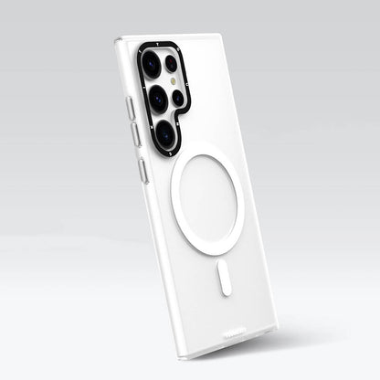 Galaxy S24 Ultra Kılıf M-safe Şarj Özellikli Youngkit Hidden Sand Serisi Kılıf