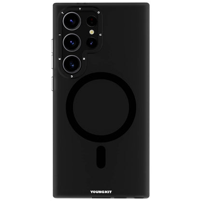 Galaxy S24 Ultra Kılıf M-safe Şarj Özellikli Youngkit Hidden Sand Serisi Kılıf