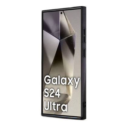 Galaxy S24 Ultra Kılıf Mercedes Benz Orijinal Lisanslı M-safe Şarj Özellikli PC TPU Transparan Black Ring Kılıf